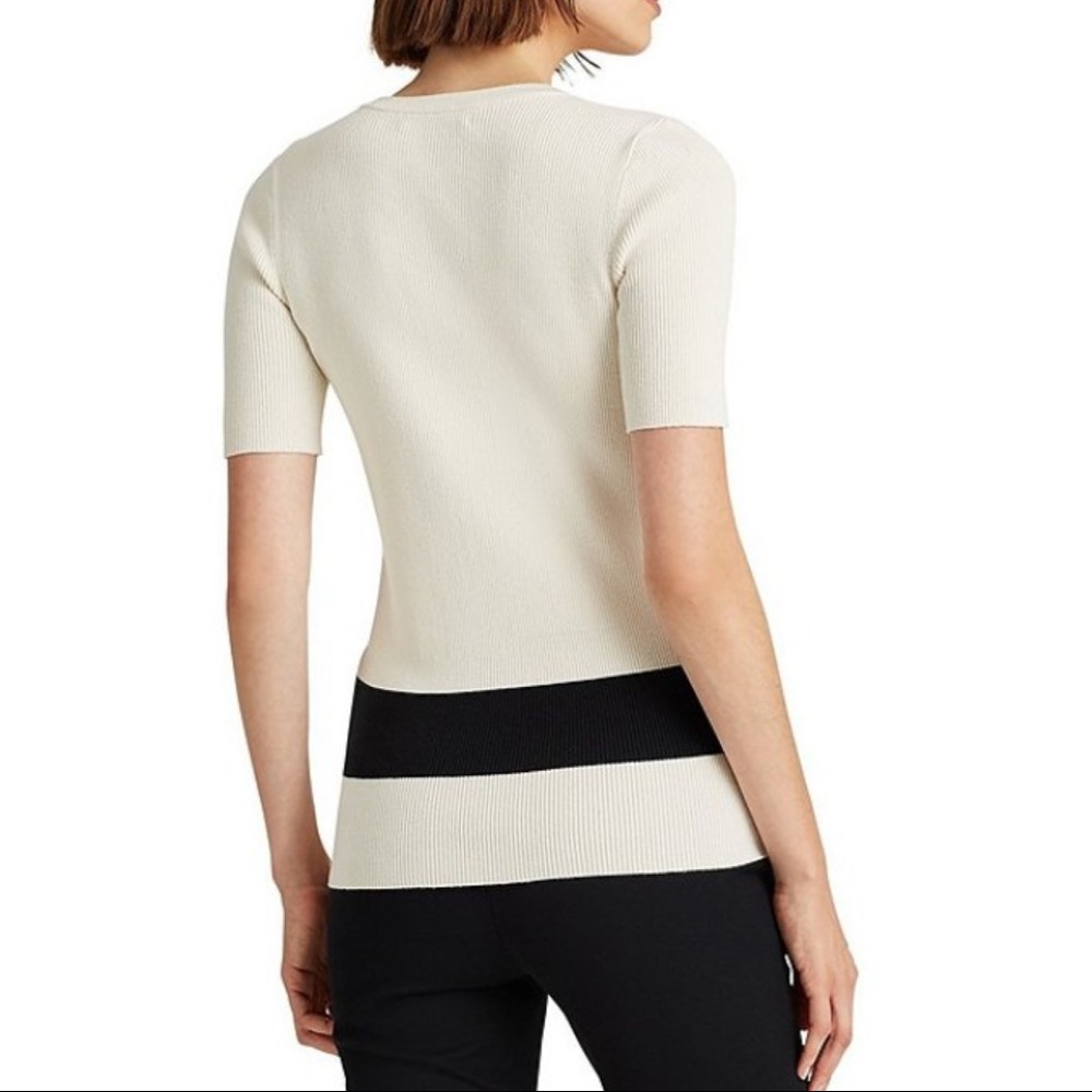 LAUREN Ralph Lauren Button Shoulder Detail Sweater - Picture 3 of 6